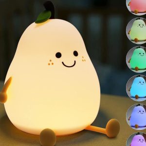 Cute Silicone Pear Shape Lamp