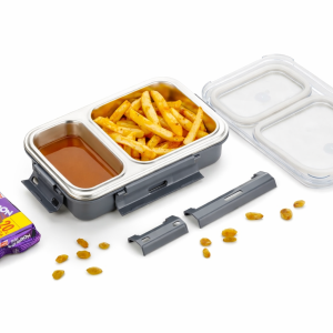Leakproof 2 Compartment Lunch Box